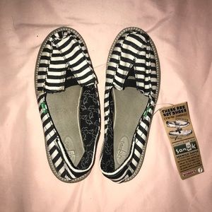 Sanuk striped loafers
